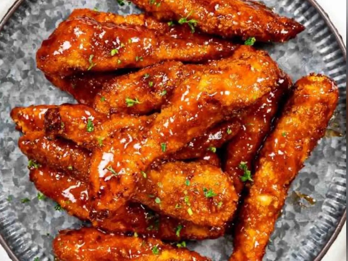 BBQ Chicken Strips 8 Pcs