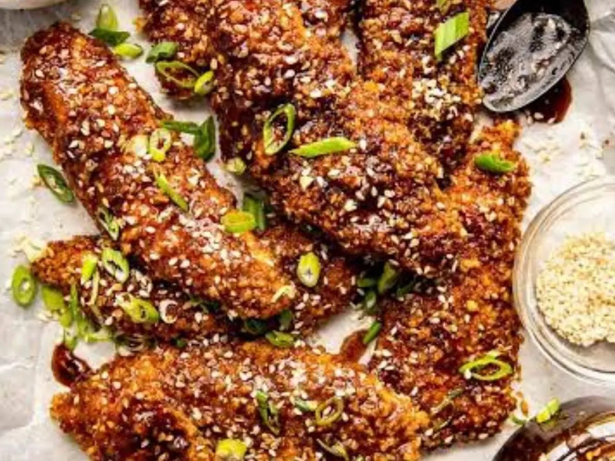 Honey N Sesame Chicken Strips 8 Pcs